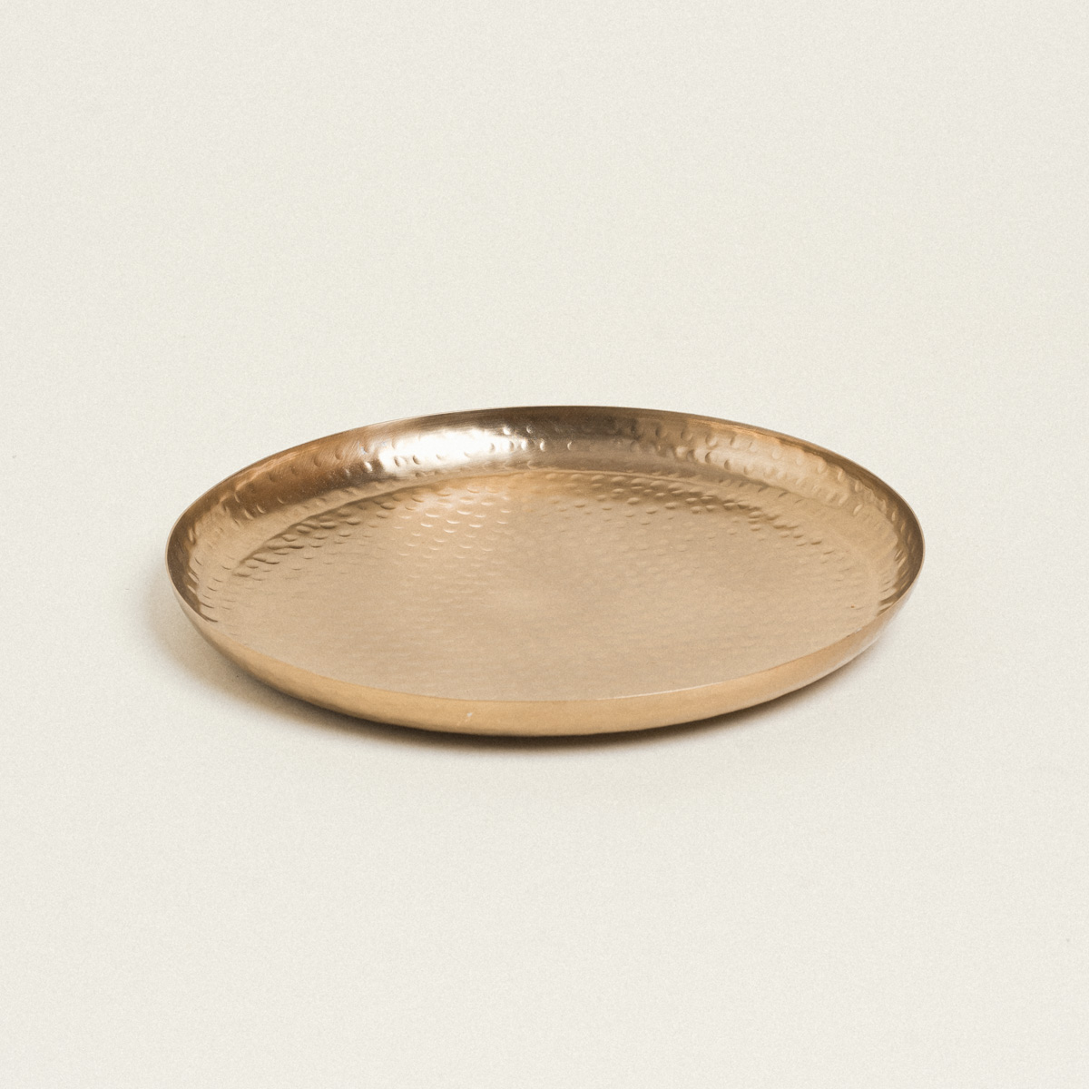 LK1_2159 Beauty Home ΔΙΣΚΟΣ ΜΕΤΑΛΛΙΚΟΣ ΧΡΥΣΟΣ 26 cm - Image 1