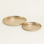 Beauty Home ΜΕΤΑΛΛΙΚΟΙ ΔΙΣΚΟΙ ΑΝΑΓΛΥΦΟΙ ΣΕΤ 2 ΤΕΜ