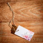 Beauty Home 12 ΕΤΙΚΕΤΕΣ ΦΛΟΡΑΛ ΜΕ ΚΟΡΔΟΝΙ 4.5X7.5CM - Image 2