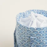 Beauty Home ΣΑΚΟΣ ΚΥΛΙΝΔΡΟΣ 43 x 30 cm ΜΠΛΕ ΚΥΜΑΤΑ - Image 2