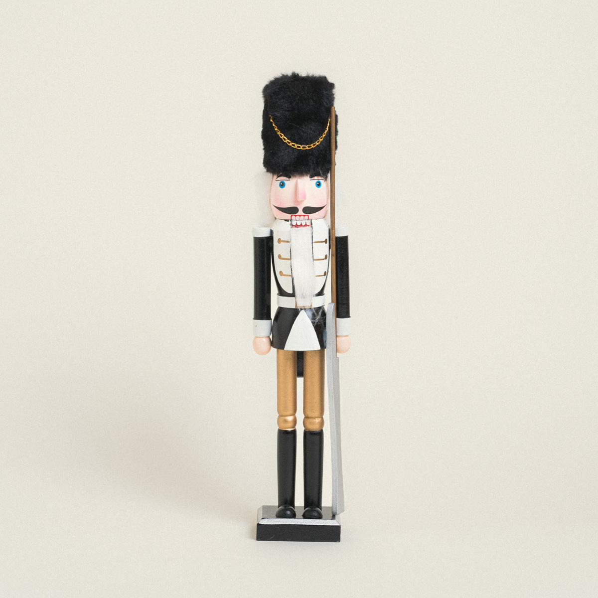 ab02d783-2a70-42b4-8ae4-5839cbcd91e8 Beauty Home ΚΑΡΥΟΘΡΑΥΣΤΕΣ ΜΑΥΡΟΙ ΜΕ ΓΟΥΝΙΝΟ ΚΑΠΕΛΟ 25 CM - Image 1