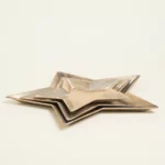 Beauty Home ΜΕΤΑΛΛΙΚΟΣ ΔΙΣΚΟΣ ΑΣΤΕΡΙ ΧΡΥΣΟΣ 57,5 x 60 x 2,5 CM - Image 2