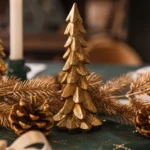 Beauty Home Έλατο ρητίνης αντικέ χρυσό Ø10 x 24.5 cm - Image 2