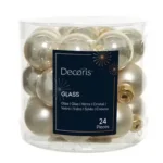 Beauty Home ΓΥΑΛΙΝΕΣ ΜΠΑΛΕΣ ΣΑΜΠΑΝΙ 2,5 CM 24 ΤΜΧ - Image 2
