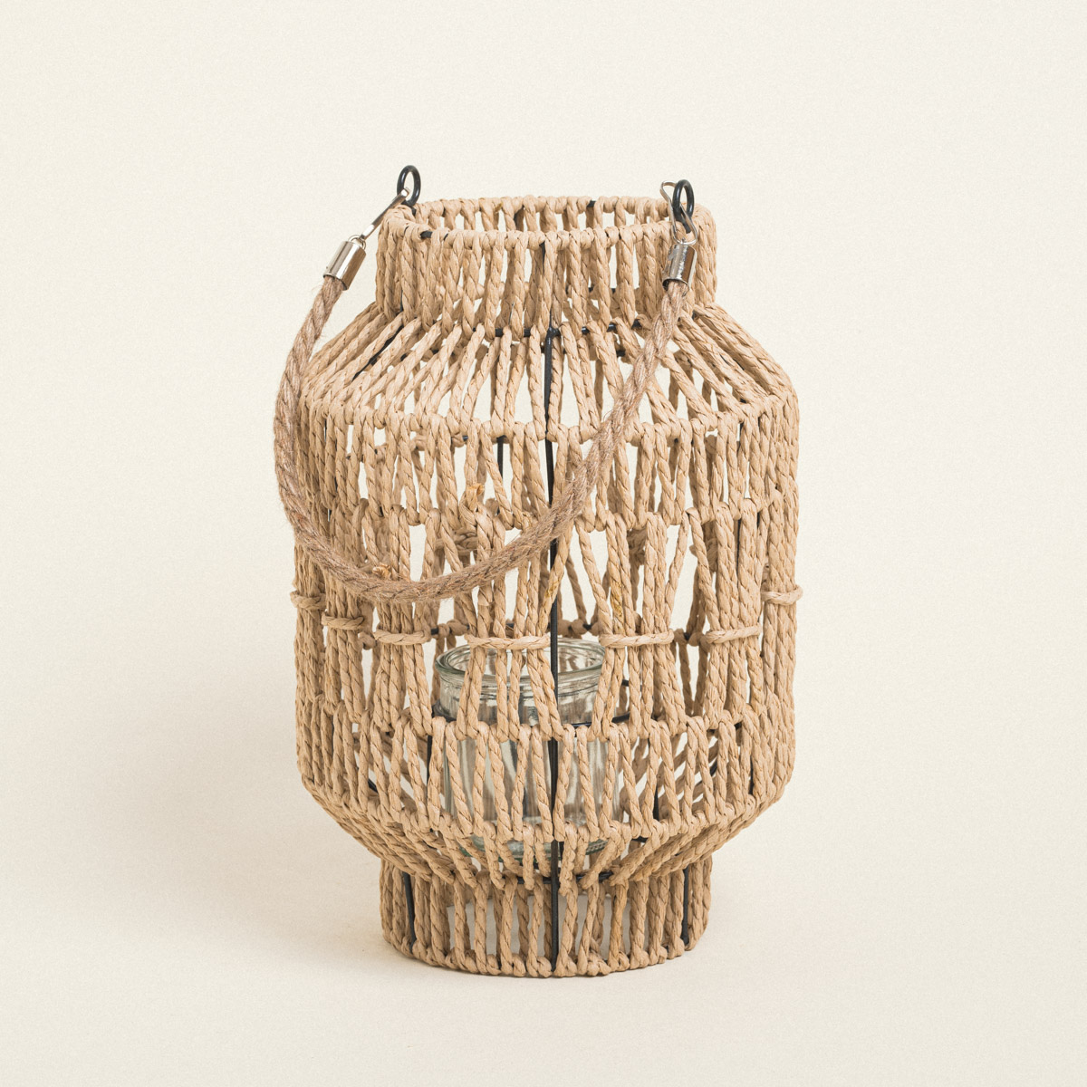 bd1f52c1-afc0-4266-80b0-0549f5d8b6d4 Beauty Home ΦΑΝΑΡΙ ΧΕΙΡΟΠΟΙΗΤΟ ΜΕ ΚΟΡΔΟΝΙ 31 x 19 cm - Image 1