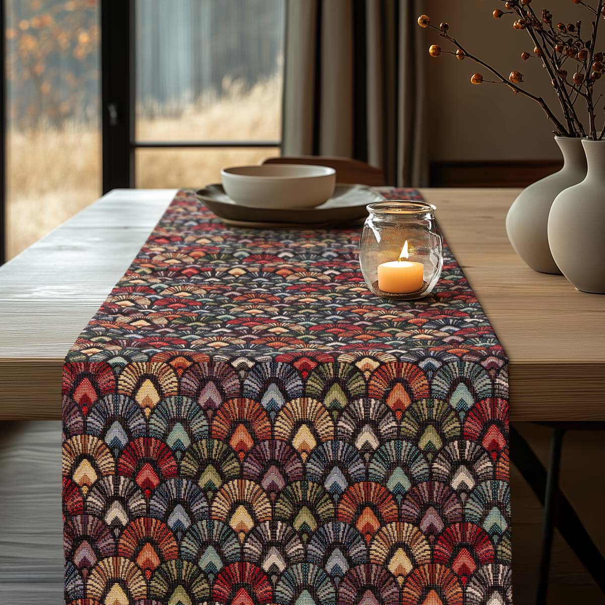 c8d53635-241d-4132-8366-e41feb9b70c5 Beauty Home ΡΑΝΝΕΡ ΣΤΟΦΑ ΠΟΛΥΧΡΩΜΕΣ ΒΕΝΤΑΛΙΕΣ - Image 1