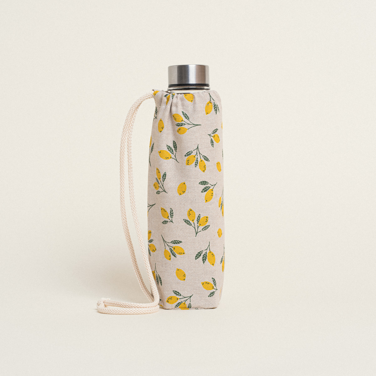 d111b833-543f-470c-9b14-8bd4c24a3c8a Beauty Home ΘΗΚΗ ΓΙΑ ΜΠΟΥΚΑΛΙ ΜΕ ΚΟΡΔΟΝΙ 22 x 12 cm ΜΙΚΡΑ ΛΕΜΟΝΙΑ - Image 1