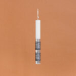 Beauty Home ΛΑΜΠΑΔΑ ΣΤΟΛΙΣΜΕΝΗ ΑΣΗΜΙ ΜΕ ΜΑΥΡΗ ΚΟΡΔΕΛΑ ΣΕ ΣΥΣΚΕΥΑΣΙΑ ΔΩΡΟΥ