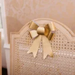 Beauty Home Σετ 2 Διακοσμητικών Φιογκών σε Μεταλλικό Χρυσό 16 x 18,5 cm - Image 4