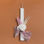 Beauty Home ΛΑΜΠΑΔΑ 33cm ΤΡΙΝΤΑΦΥΛΛΟ ΜΕ ΦΤΕΡΑ ΣΑΠΙΟ ΜΗΛΟ ΣΕ ΣΥΣΚΕΥΑΣΙΑ ΔΩΡΟΥ