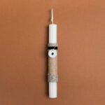 Beauty Home ΛΑΜΠΑΔΑ 25cm ΞΥΛΙΝΟ ΜΑΤΙ ΣΙΕΛ ΣΕ ΣΥΣΚΕΥΑΣΙΑ ΔΩΡΟΥ