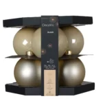 Beauty Home ΓΥΑΛΙΝΕΣ ΜΠΑΛΕΣ ΣΑΜΠΑΝΙ 6 CM ΣΕΤ 12 ΤΜΧ - Image 2