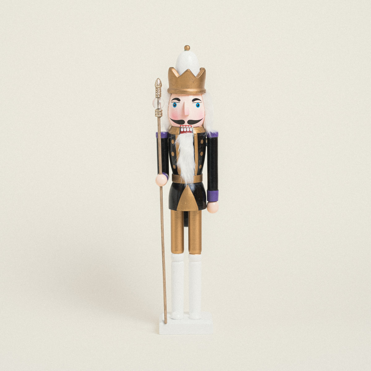 ece3a53a-d254-4662-b435-439b48d7d87e Beauty Home ΚΑΡΥΟΘΡΑΥΣΤΕΣ ΜΑΥΡΟΙ ΜΕ ΞΥΛΙΝΟ ΚΑΠΕΛΟ 25 CM - Image 1