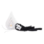 Beauty Home ΕΠΙΤΡΑΠΕΖΙΟ ΚΕΡΑΜΙΚΟ ΔΑΚΡΥ ΜΕ PLEXI GLASS MATI ΧΡΥΣΟ ΜΑΥΡΟ - Image 2