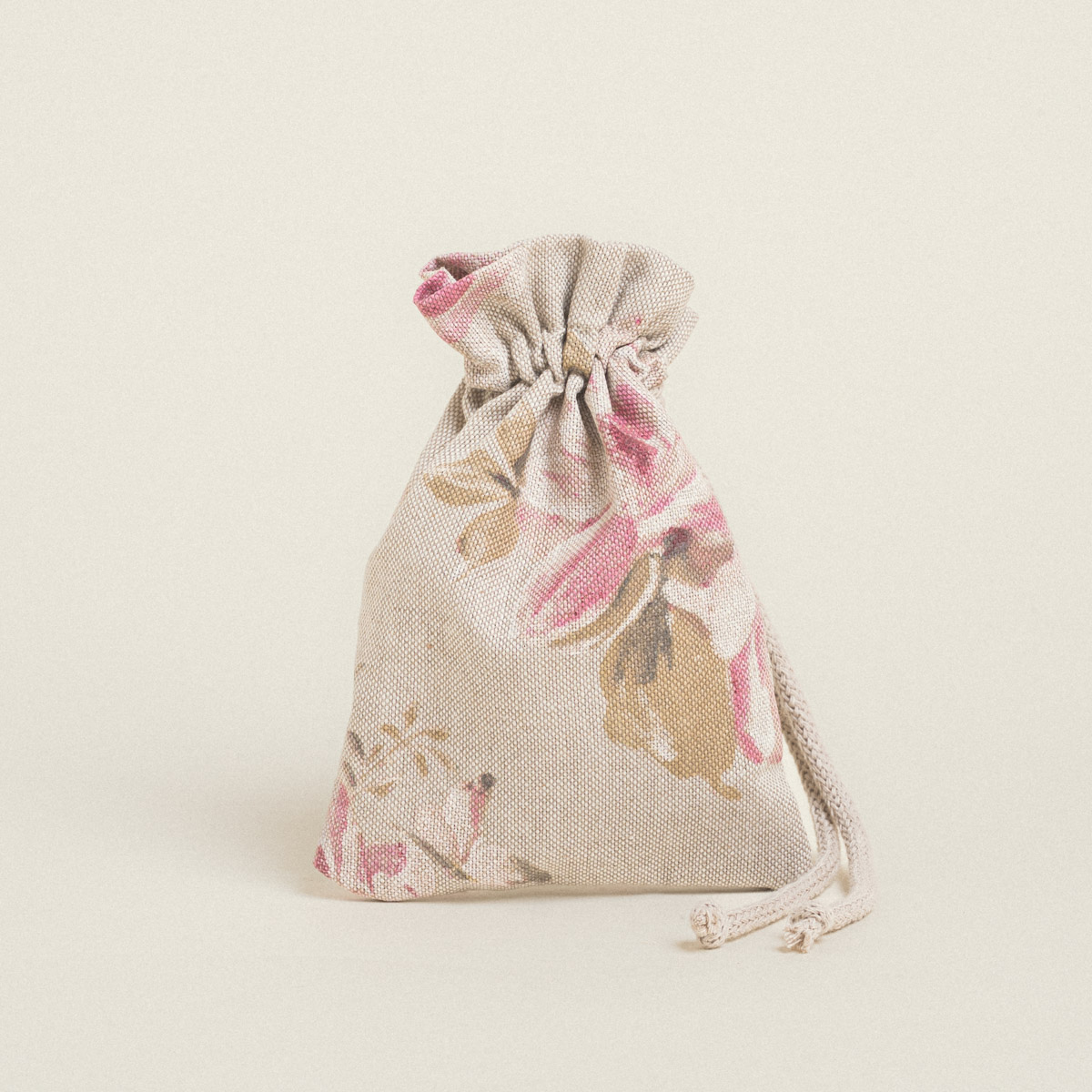 f13c053f-4de5-47c6-8643-639708c0680b-3 Beauty Home ΠΟΥΓΚΙ ΜΕ ΚΟΡΔΟΝΙ 12 x 17 cm ΚΛΑΣΙΚΟ ΦΛΟΡΑΛ ΜΠΕΖ - Image 1