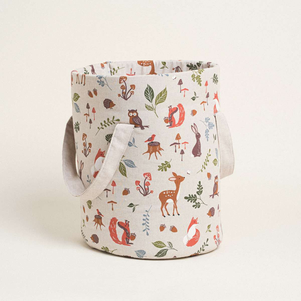 f1a2430f-ce84-4d95-b6e4-04116794d145-3 Beauty Home ΣΑΚΟΣ ΚΥΛΙΝΔΡΟΣ 43 x 30 cm FOREST WOOD ANIMALS - Image 1
