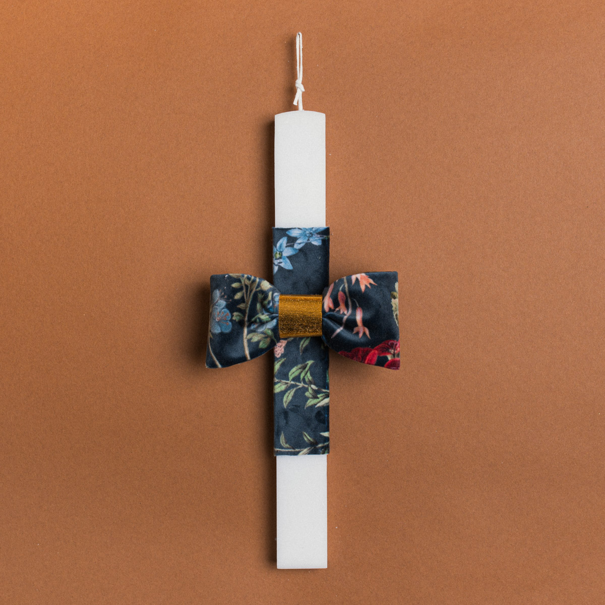 f654dd81-12c3-43e5-becb-98a310975c5d Beauty Home ΛΑΜΠΑΔΑ 33cm ΦΛΟΡΑΛ ΦΙΟΓΚΟΣ ΒΕΛΟΥΔΟ ΜΠΛΕ ΣΕ ΣΥΣΚΕΥΑΣΙΑ ΔΩΡΟΥ - Image 1