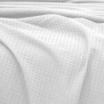 LINO Κουβέρτα King size (240x260) Πικέ Cocoon Λευκό - Image 4