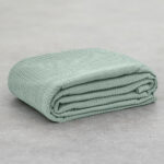 LINO Κουβέρτα King Size (240x260) Πικέ Cocoon Μέντα - Image 6