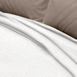 LINO Κουβέρτα Υπέρδιπλη (220x240) Πικέ Cocoon Λευκό - Image 3