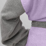 LINO Μπουρνούζι με κουκούλα Small Revel Μωβ - Image 10