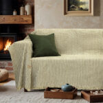 LINO Ριχτάρι Πολυθρόνας (180x180) Velora Λαδί