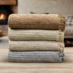 LINO Ριχτάρι Καναπέ Διθέσιο (180x250) Velora Κεραμιδί - Image 5