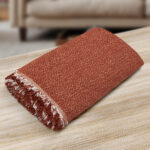 LINO Ριχτάρι Καναπέ Διθέσιο (180x250) Boxi Κεραμιδί - Image 4