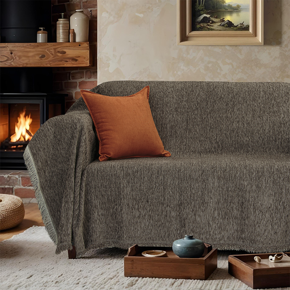 3000004517 LINO Ριχτάρι Καναπέ Διθέσιο (180x250) Malta Μόκα - Image 1