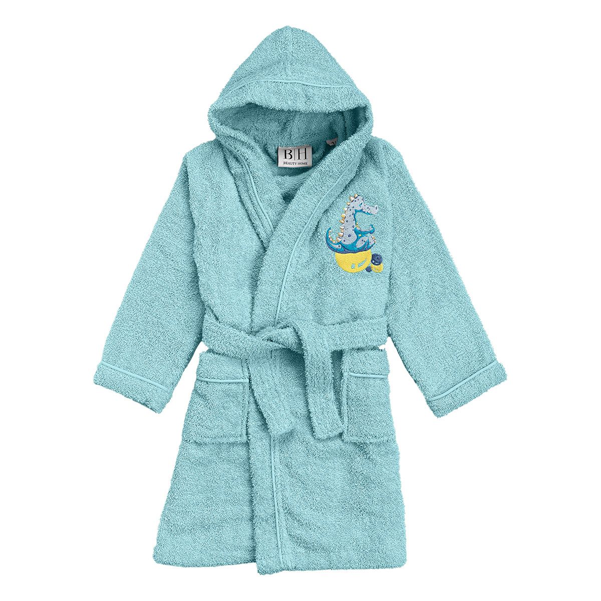 5418 Beauty Home Μπουρνούζι βρεφικό-παιδικό Art 5418 2-3 ετών Σιελ - Image 1