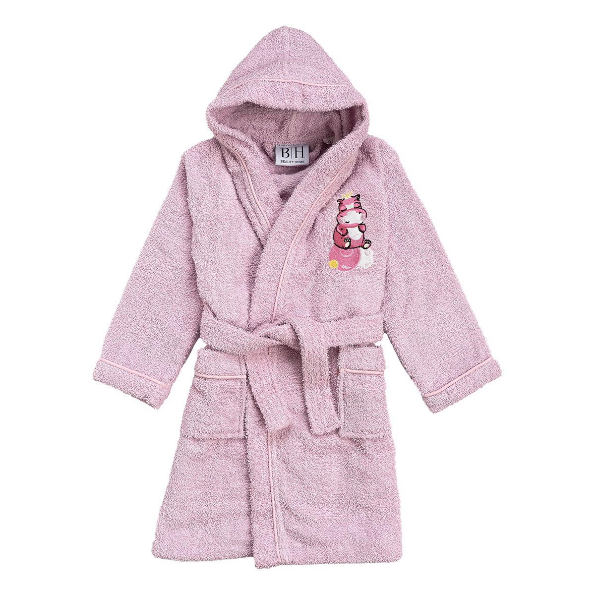 5419 Beauty Home Μπουρνούζι βρεφικό-παιδικό Art 5419 3-4 ετών Λιλά - Image 1