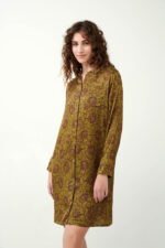 Φλοράλ Κουμπωτό Νυχτικό Viscose - Image 3