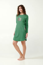 Νυχτικό Interlock με Patchwork Τσέπες - Image 2