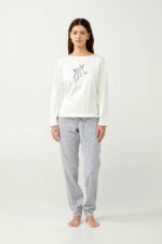 Interlock Πυτζάμα Λάστιχο στη Μπλούζα