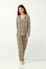 Κουμπωτή Πυτζάμα με Ελέφαντες - Image 2