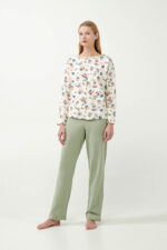 Φλοράλ Φούτερ Πυτζάμα - Image 2