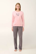 Σετ Πυτζάμα και Γιλέκο με Ρουστίκ Μοτίβο - Image 2