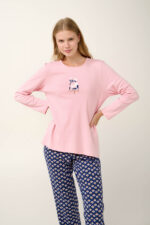 Interlock Πυτζάμα με Ρουστίκ Μοτίβο - Image 2