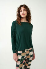 Πυτζάμα Viscose με Patchwork Μοτίβο - Image 2