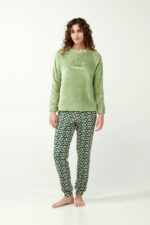 Πράσινη Πυτζάμα με Ελέφαντες - Image 2