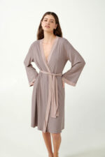 Σταυρωτή  Bamboo Rib Ρόμπα - Image 3