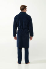 Μακριά Σταυρωτή Fleece Ρόμπα - Image 3