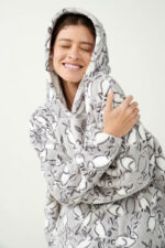 Fleece Νυχτικό με Λαγουδάκια - Image 3