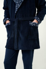 Σταυρωτή Fleece Ρόμπα με Πέτο - Image 2