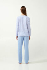 Κουμπωτή Πυτζάμα με Γεωμετρικό Μοτίβο - Image 3