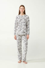Πυτζάμα Fleece με Λαγουδάκια - Image 3