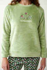 Πράσινη Πυτζάμα με Ελέφαντες - Image 3