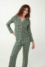 Κουμπωτή Πυτζάμα με Ελέφαντες - Image 3