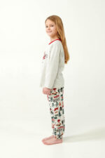 Βαμβακερή Παιδική Πυτζάμα με Χριστουγεννιάτικο Μοτίβο - Image 3