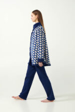 Κουμπωτή Ρόμπα σε Ρουστίκ Μοτίβο - Image 3